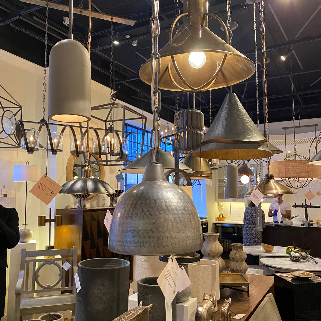 Currey And Company Earthshine Pendant Steel Small 2 Currey And Company Earthshine Pendant Steel Small