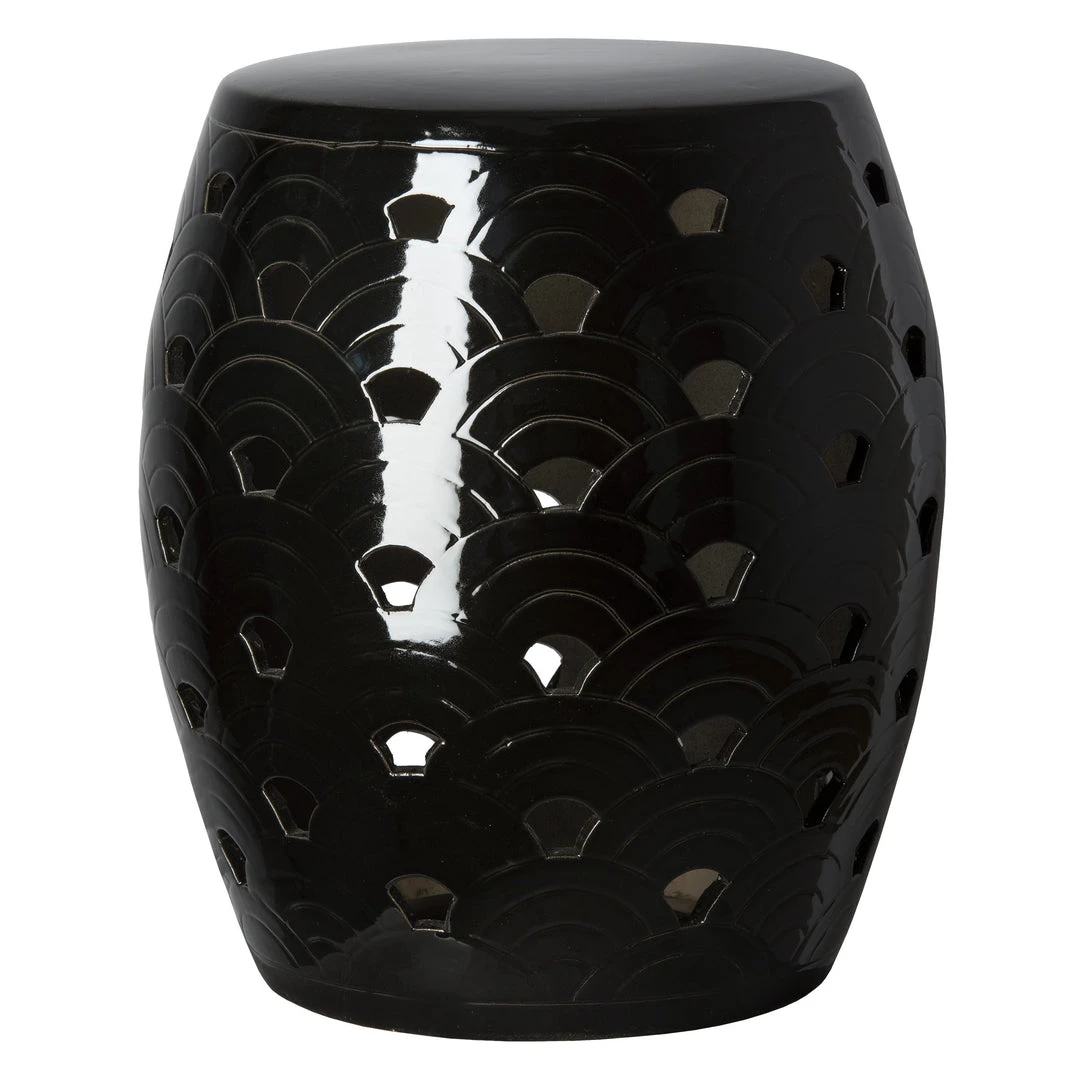 Emissary Wave Stool Black 1 Emissary Wave Stool Black