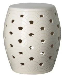 Emissary Wave Stool White