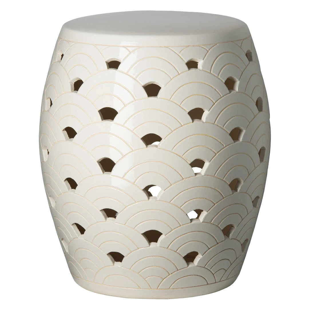 Emissary Wave Stool White 1 Emissary Wave Stool White