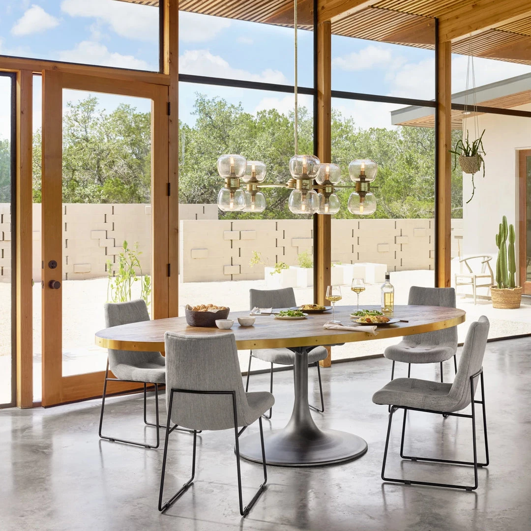 Four Hands Evans 98" Oval Dining Table New Arrivals 2 Four Hands Evans 98" Oval Dining Table New Arrivals