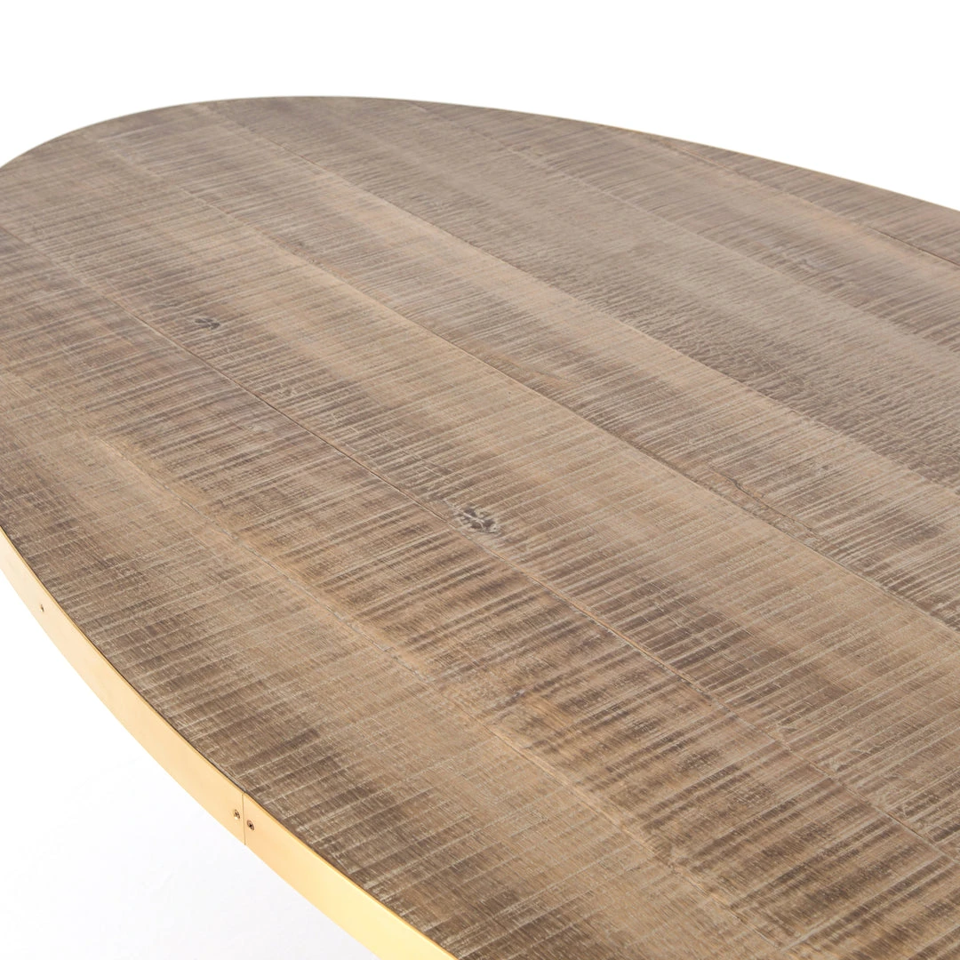 Four Hands Evans 98" Oval Dining Table New Arrivals 8 Four Hands Evans 98" Oval Dining Table New Arrivals