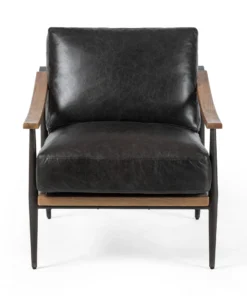 Four Hands Kennedy Chair Sonoma Black