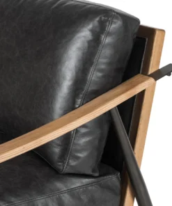 Four Hands Kennedy Chair Sonoma Black