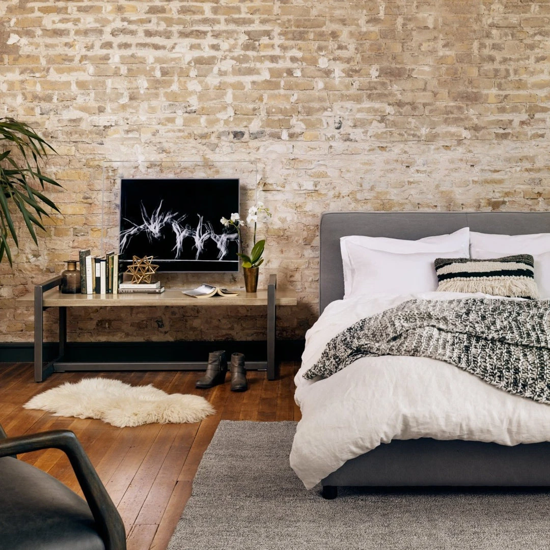 Four Hands Aidan Bed Pebble Pewter 3 Four Hands Aidan Bed Pebble Pewter