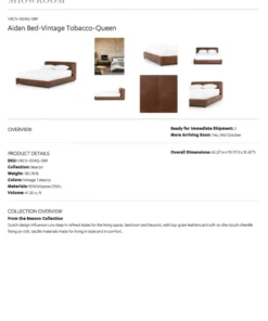 Four Hands Aidan Bed Vintage Tobacco New Arrivals 14 Four Hands Aidan Bed Vintage Tobacco New Arrivals