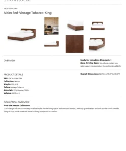 Four Hands Aidan Bed Vintage Tobacco New Arrivals 15 Four Hands Aidan Bed Vintage Tobacco New Arrivals