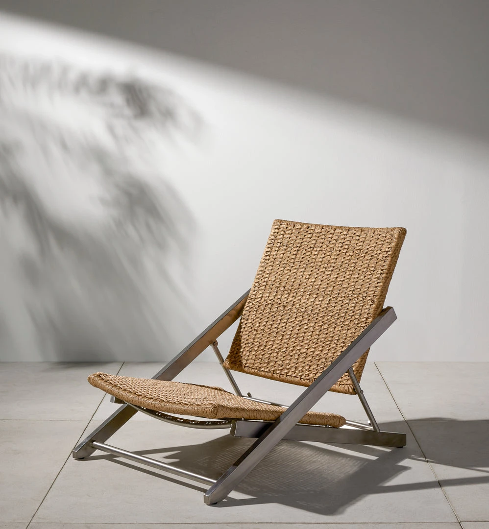 Four Hands Allister Folding Chair Faux Hyacinth 2 Four Hands Allister Folding Chair Faux Hyacinth