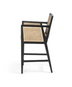 Four Hands Antonia Cane Counter Stool Brushed Ebony 15 Four Hands Antonia Cane Counter Stool Brushed Ebony