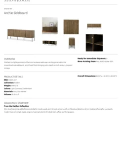 Four Hands Archie Sideboard 21 Four Hands Archie Sideboard