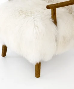 Four Hands New Arrivals Ashland Armchair Mongolion Cream Fur 17 Four Hands New Arrivals Ashland Armchair Mongolion Cream Fur