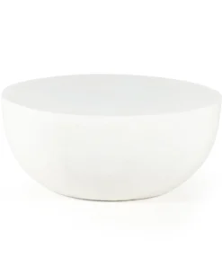 Four Hands Basil Outdoor Coffee Table Matte White New Arrivals