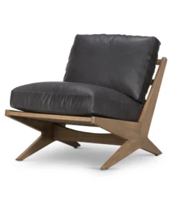 Four Hands New Arrivals Bastian Chair Heirloom Charcoal