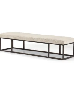 Four Hands Beaumont Bench Plushtone Linen