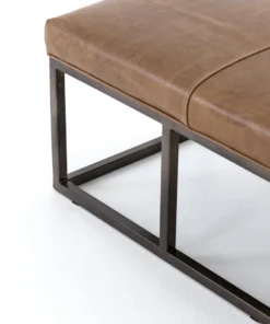 Four Hands Beaumont Bench Warm Taupe Dakota Leather 15 Four Hands Beaumont Bench Warm Taupe Dakota Leather