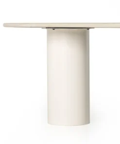 Four Hands Belle Oval Dining Table Cream Marble 16 Four Hands Belle Oval Dining Table Cream Marble