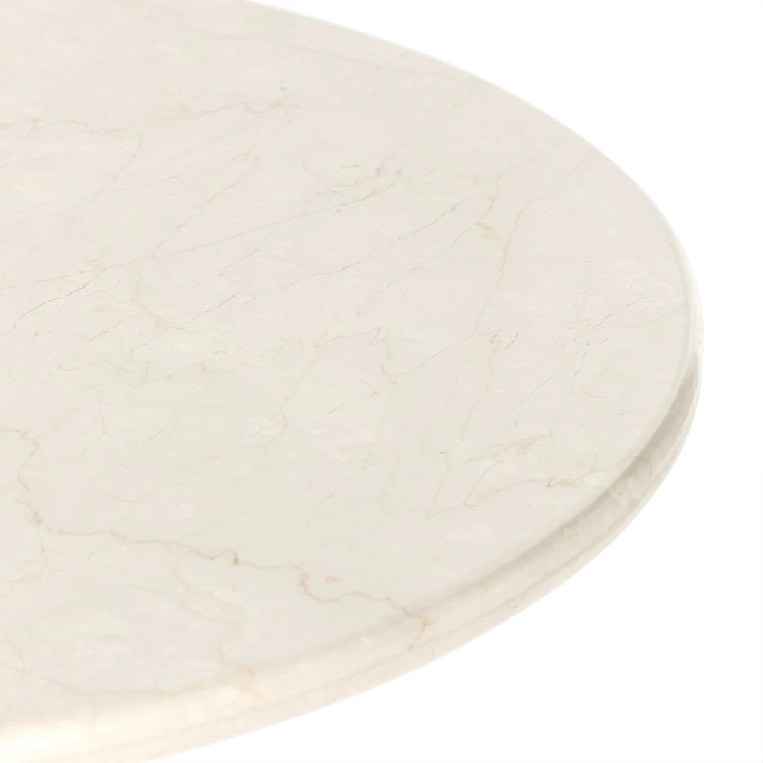 Four Hands Belle Oval Dining Table Cream Marble 3 Four Hands Belle Oval Dining Table Cream Marble