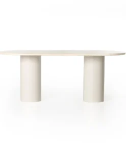 Four Hands Belle Oval Dining Table Cream Marble 14 Four Hands Belle Oval Dining Table Cream Marble