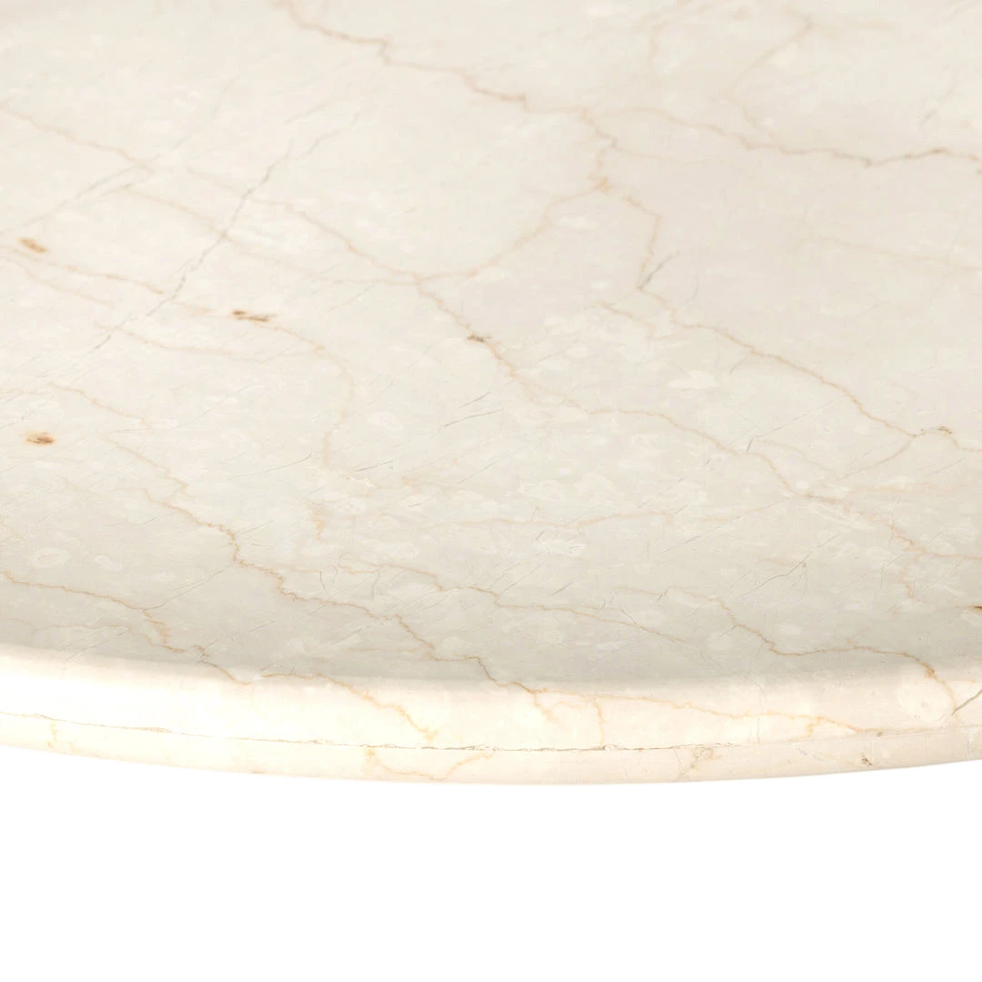 Four Hands Belle Oval Dining Table Cream Marble 8 Four Hands Belle Oval Dining Table Cream Marble