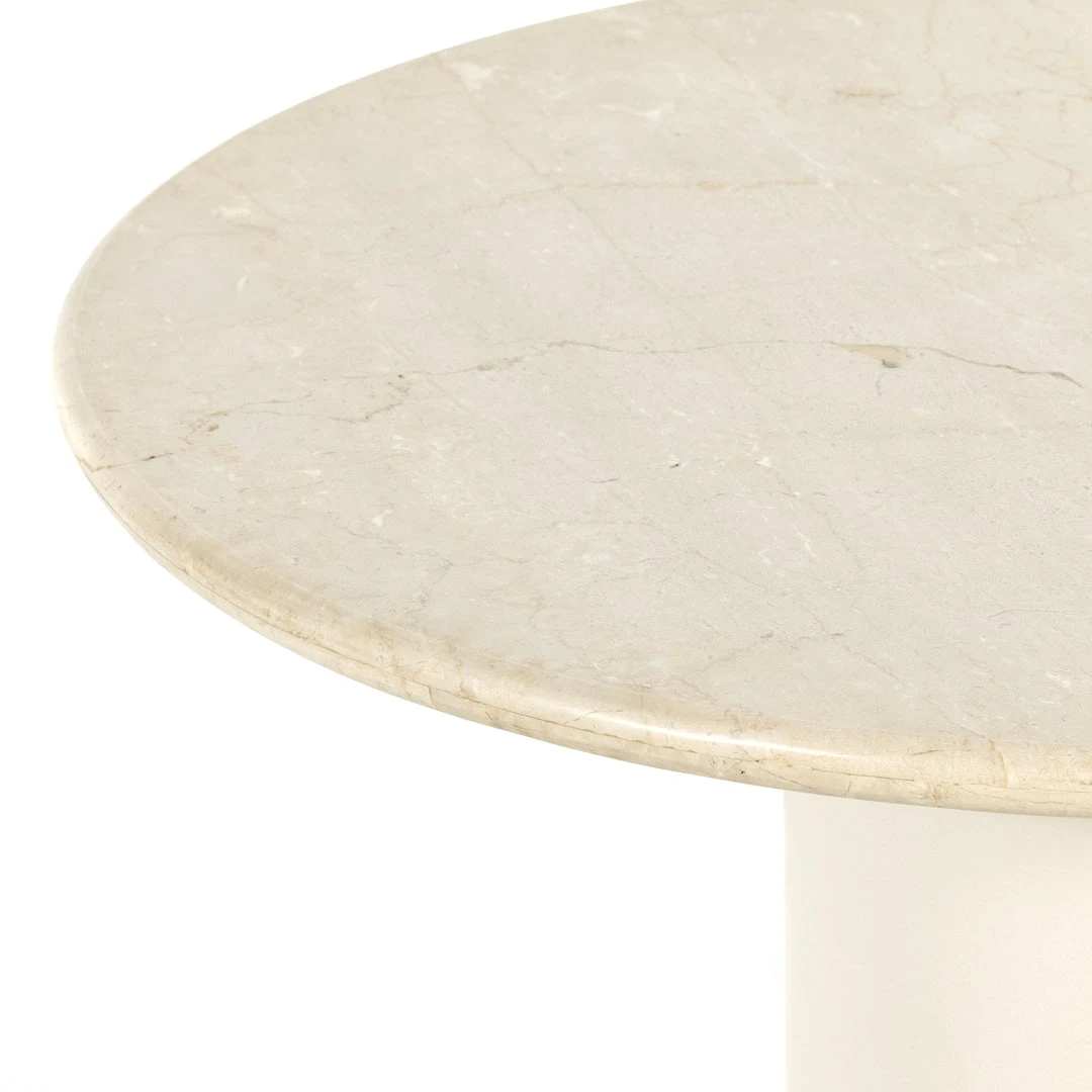 Four Hands New Arrivals Belle Round Dining Table Cream Marble 11 Four Hands New Arrivals Belle Round Dining Table Cream Marble