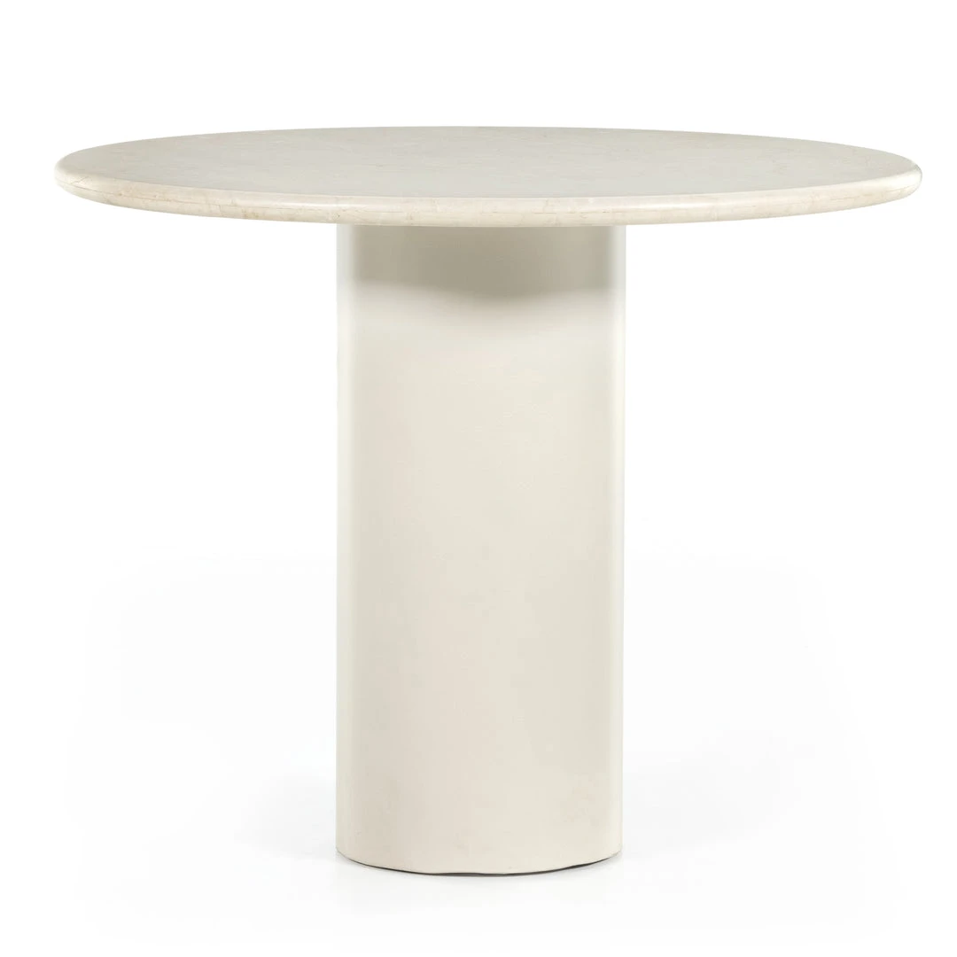 Four Hands New Arrivals Belle Round Dining Table Cream Marble 1 Four Hands New Arrivals Belle Round Dining Table Cream Marble