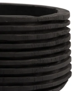 Four Hands New Arrivals Beto Banded Bowl Carbonized Black 11 Four Hands New Arrivals Beto Banded Bowl Carbonized Black