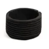 Four Hands New Arrivals Beto Banded Bowl Carbonized Black