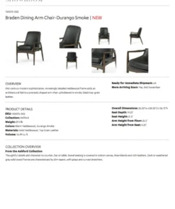 Four Hands New Arrivals Braden Dining Arm Chair Durango Smoke Leather 21 Four Hands New Arrivals Braden Dining Arm Chair Durango Smoke Leather