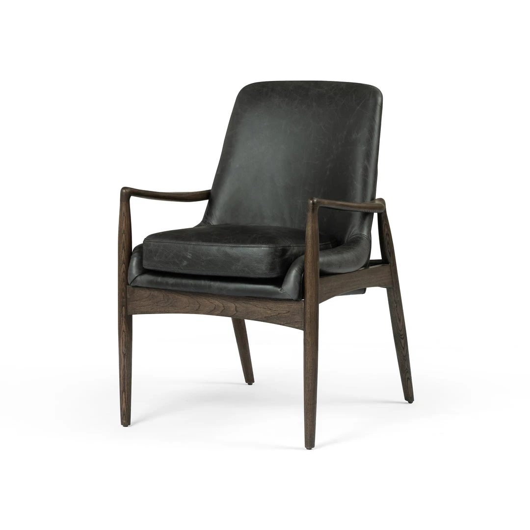 Four Hands New Arrivals Braden Dining Arm Chair Durango Smoke Leather 1 Four Hands New Arrivals Braden Dining Arm Chair Durango Smoke Leather