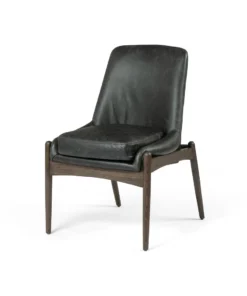 Four Hands Braden Dining Chair Durango Smoke Leather
