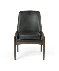 Four Hands Braden Dining Chair Durango Smoke Leather