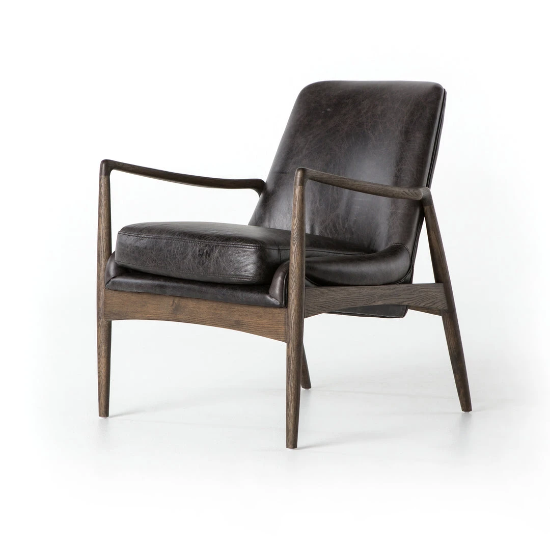 Four Hands New Arrivals Braden Chair Durango Smoke Leather 1 Four Hands New Arrivals Braden Chair Durango Smoke Leather