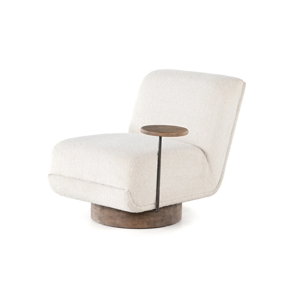 Four Hands Bronwyn Swivel Chair Knoll Natural 4 Four Hands Bronwyn Swivel Chair Knoll Natural
