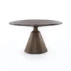 Four Hands Bronx Round Dining Table Tanner Brown New Arrivals