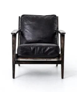Four Hands New Arrivals Brooks Lounge Chair Rialto Ebony 13 Four Hands New Arrivals Brooks Lounge Chair Rialto Ebony
