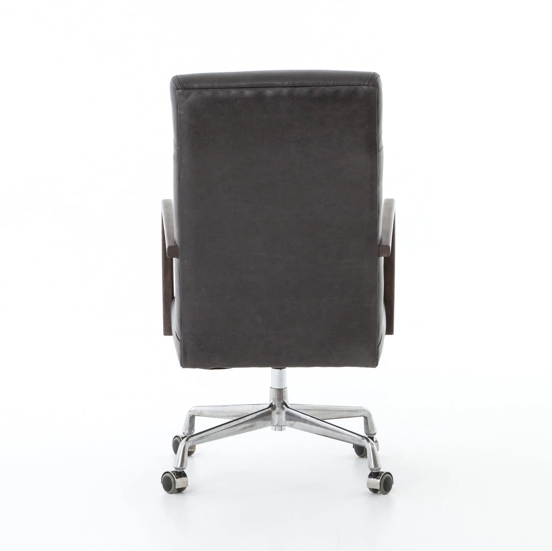 Four Hands Bryson Desk Chair Chaps Ebony 5 Four Hands Bryson Desk Chair Chaps Ebony