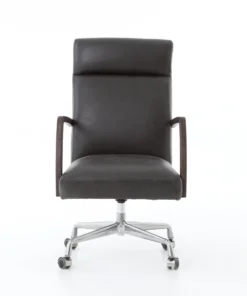 Four Hands Bryson Desk Chair Chaps Ebony 11 Four Hands Bryson Desk Chair Chaps Ebony
