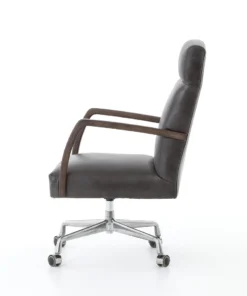 Four Hands Bryson Desk Chair Chaps Ebony 10 Four Hands Bryson Desk Chair Chaps Ebony