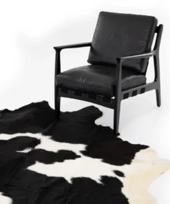 Four Hands Cardin Cowhide Rug Black And White New Arrivals 14 Four Hands Cardin Cowhide Rug Black And White New Arrivals