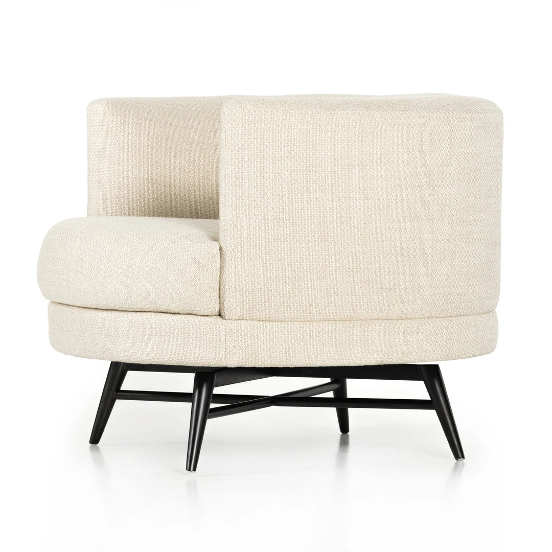 Four Hands Carmela Swivel Chair Irving Taupe 5 Four Hands Carmela Swivel Chair Irving Taupe