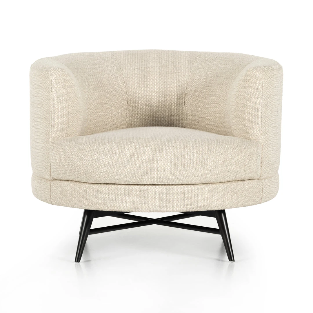 Four Hands Carmela Swivel Chair Irving Taupe 4 Four Hands Carmela Swivel Chair Irving Taupe