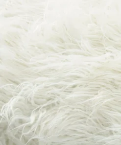 Four Hands New Arrivals Charlotte Bench Mongolian Cream Fur