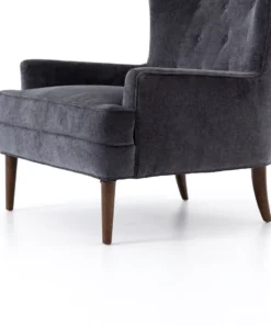 Four Hands Clermont Chair Charcoal Worn Velvet New Arrivals 13 Four Hands Clermont Chair Charcoal Worn Velvet New Arrivals