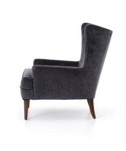 Four Hands Clermont Chair Charcoal Worn Velvet New Arrivals 10 Four Hands Clermont Chair Charcoal Worn Velvet New Arrivals