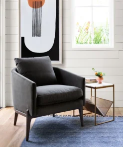 Four Hands Copeland Chair Bella Smoke New Arrivals