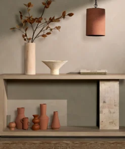 Four Hands Darian Console Table White Mahogany