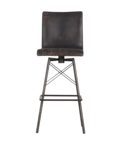 Four Hands Diaw Bar Stool Rialto Ebony New Arrivals