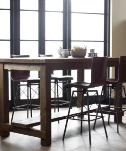 Four Hands Diaw Bar Stool Havana