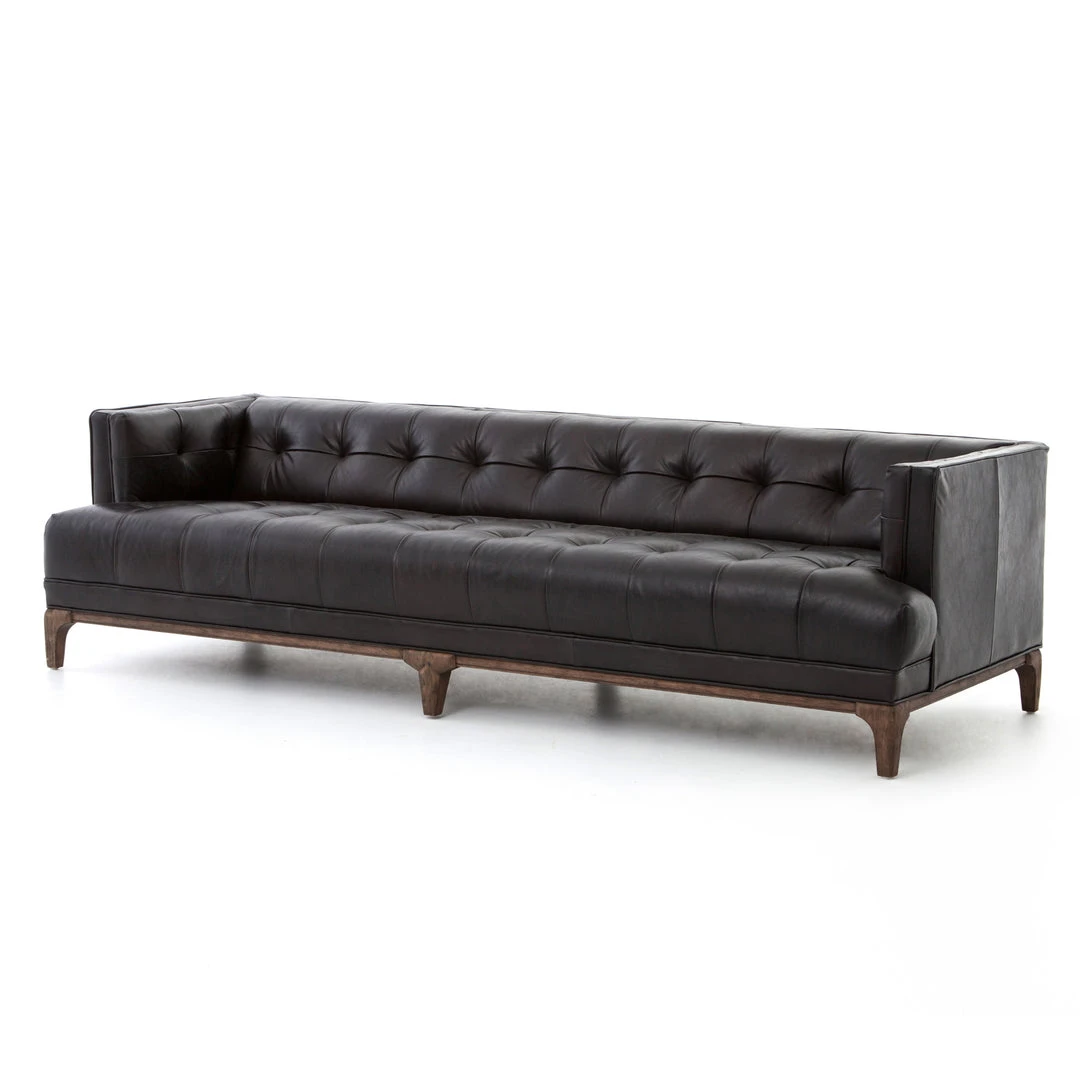 Four Hands New Arrivals Dylan Leather Sofa Rider Black 1 Four Hands New Arrivals Dylan Leather Sofa Rider Black