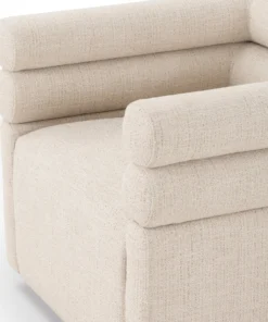 Four Hands New Arrivals Evie Swivel Chair Hampton Cream